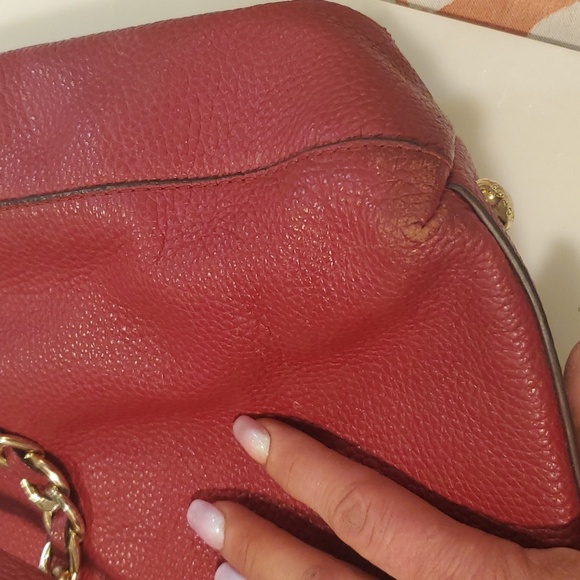 Micheal kors red leather tote - Picture 7 of 10